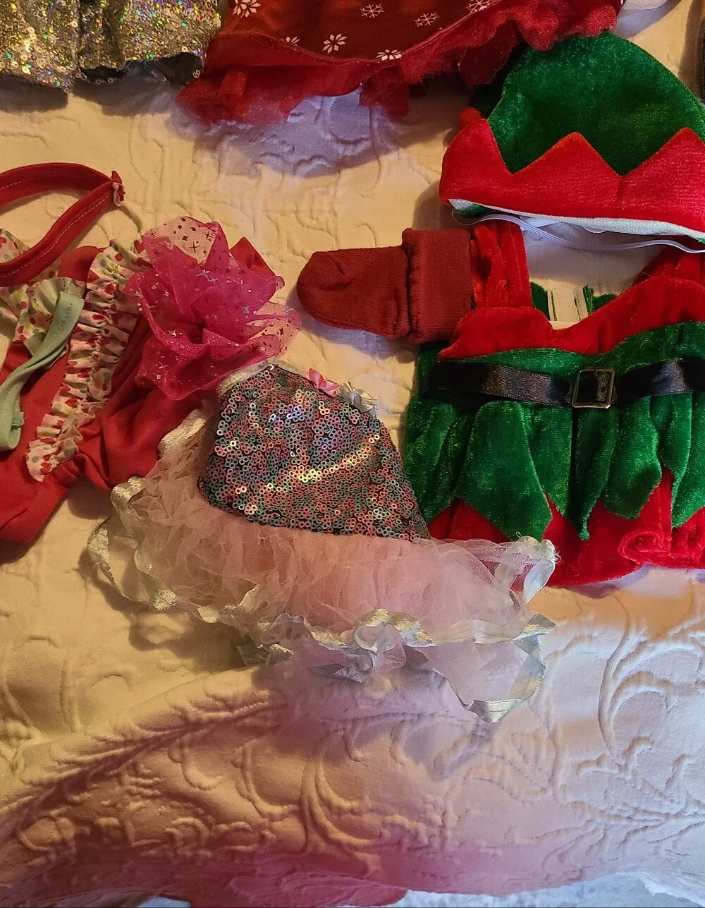 Assorted Kids Doll Clothing Set - Pink & Multicolor Outfits